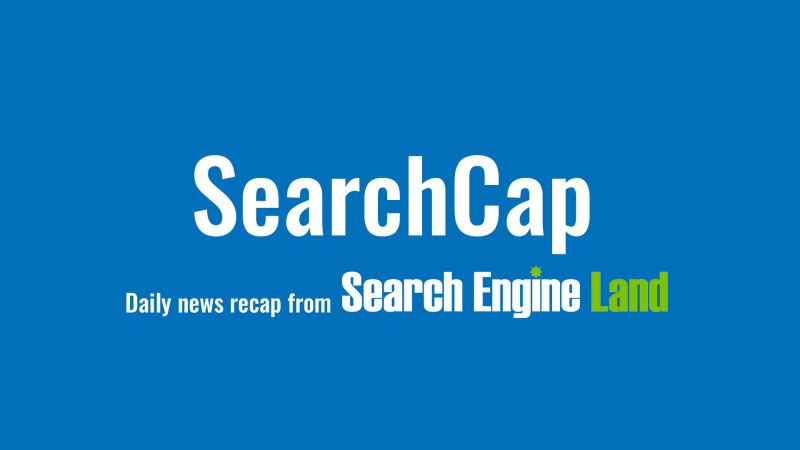 SearchCap: Google voice queries, Google search test & Bing tag helper