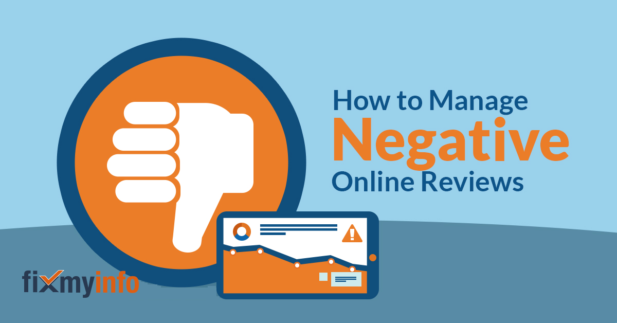 How to Manage Negative Online Reviews